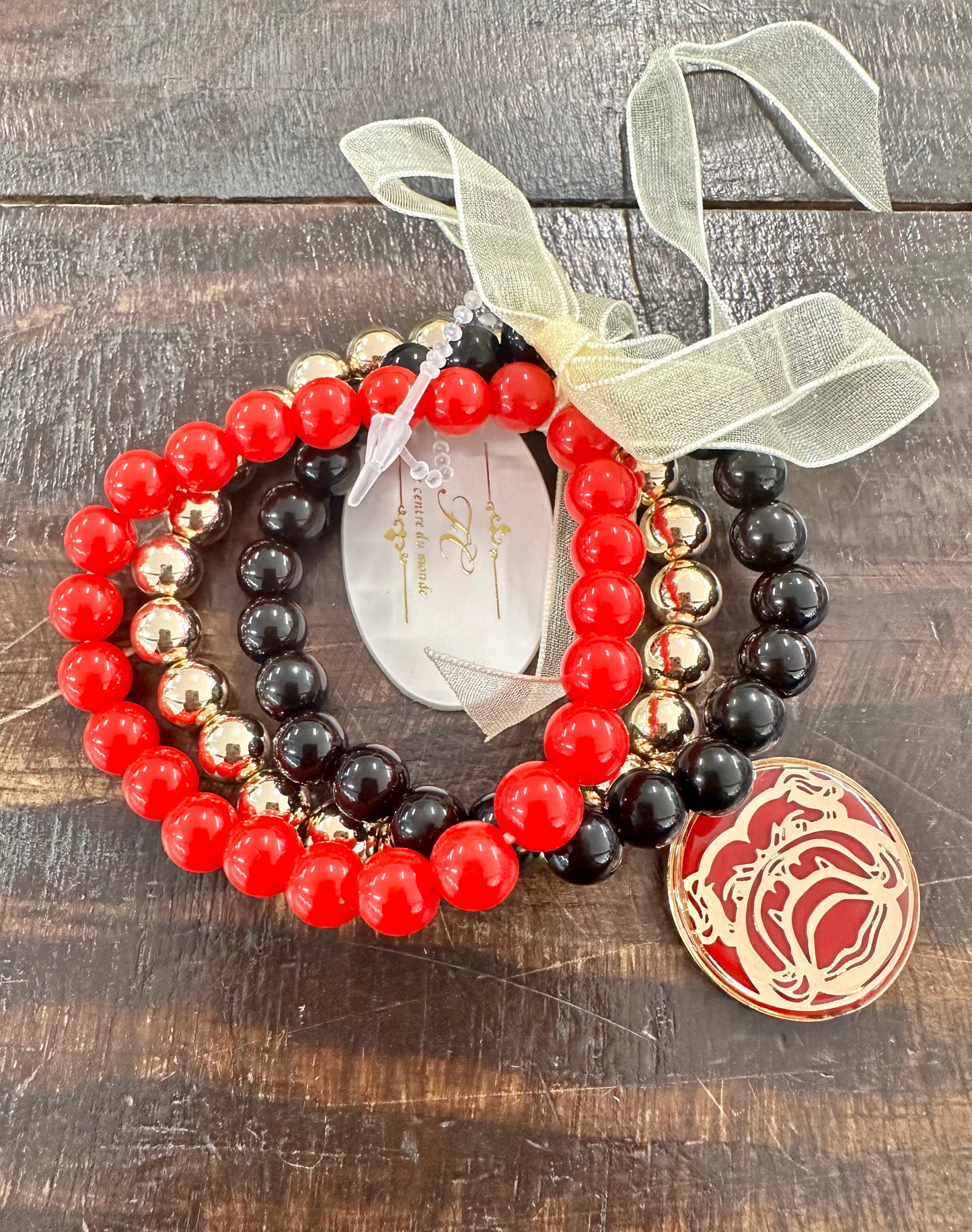 Bulldog Bracelet Set