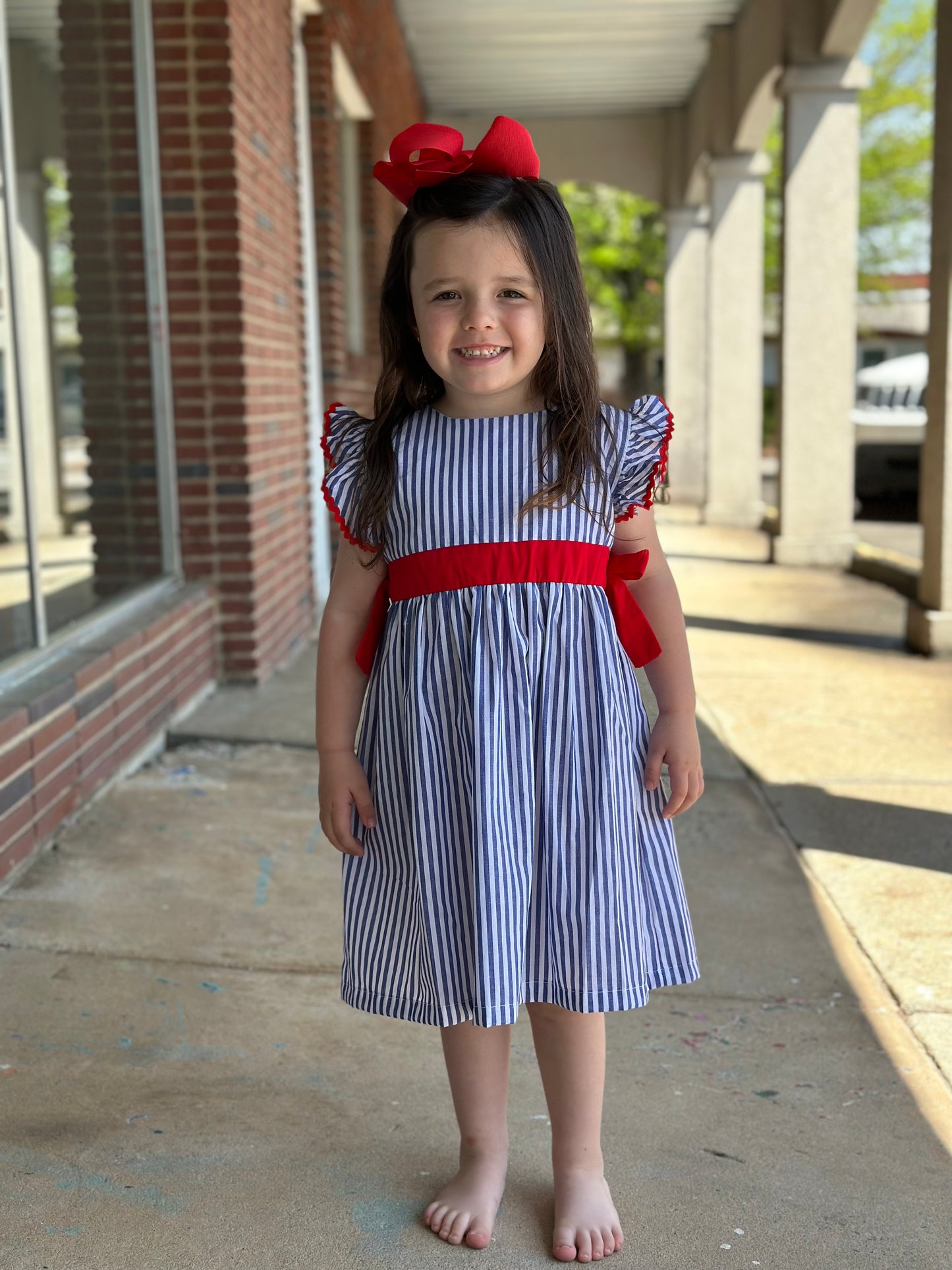 Lil Cactus - Navy Blue Dress