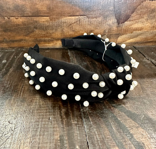 Pearl studded headband