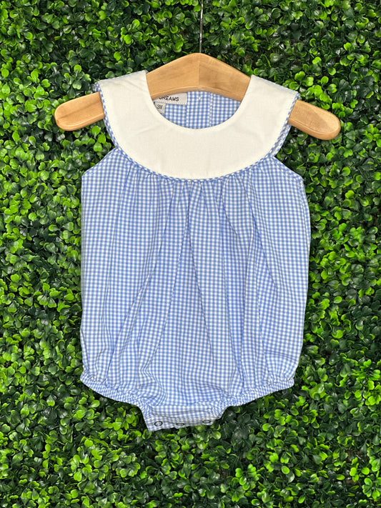 SD - Blue Gingham Bubble