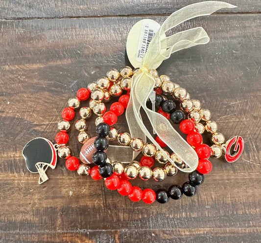 Football Bracelet Charm Set