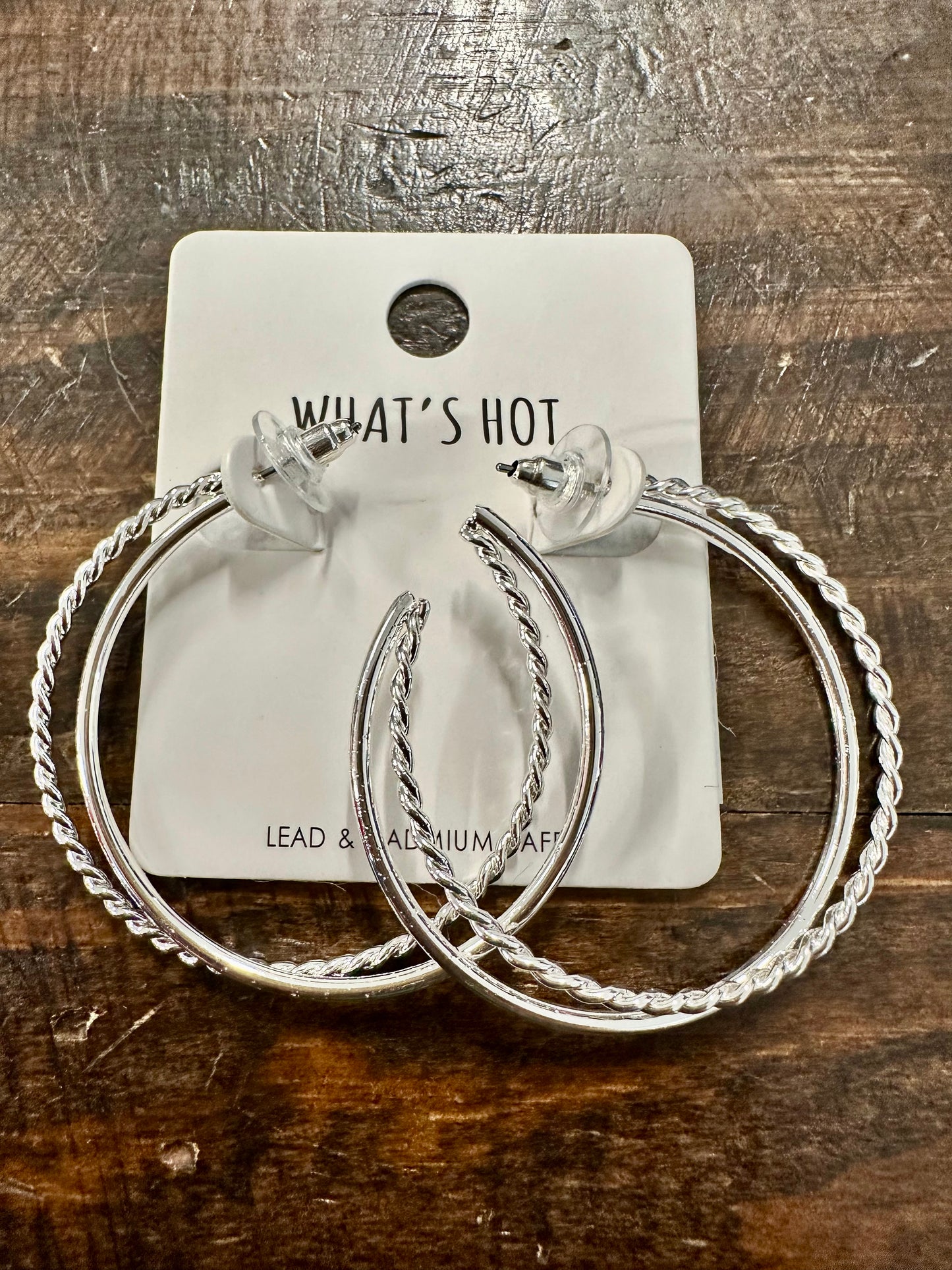 Twisted Hoop Earrings