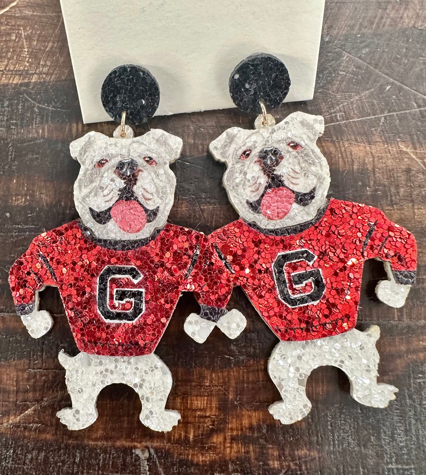 Standing Bulldog Earrings