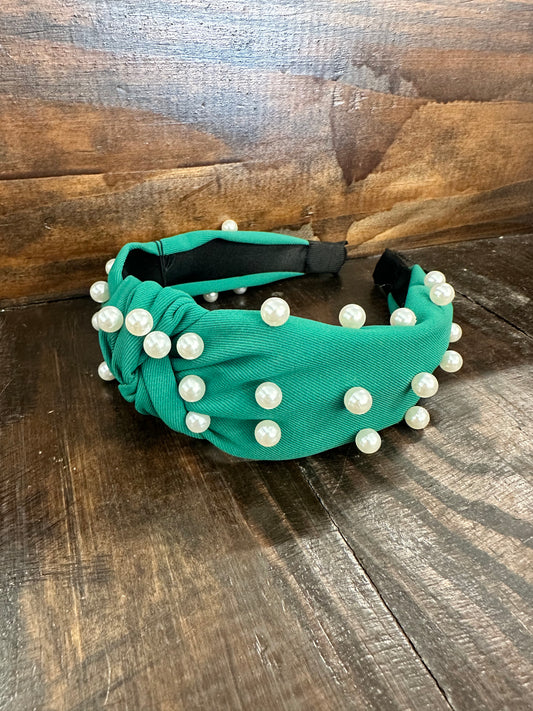 Pearl Green Headband