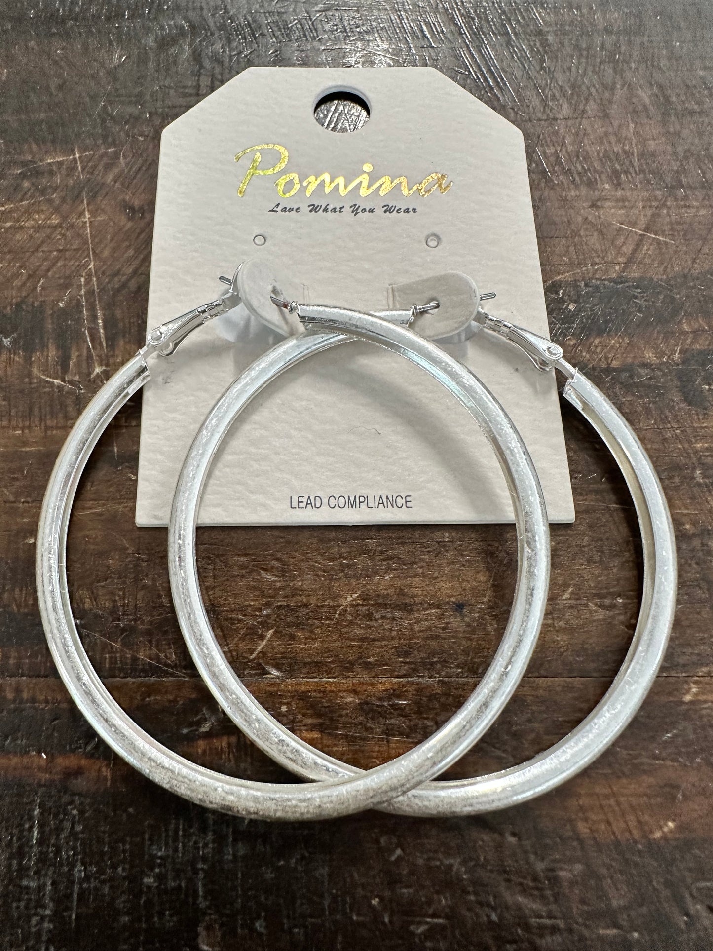 Worn Hoop Earrings