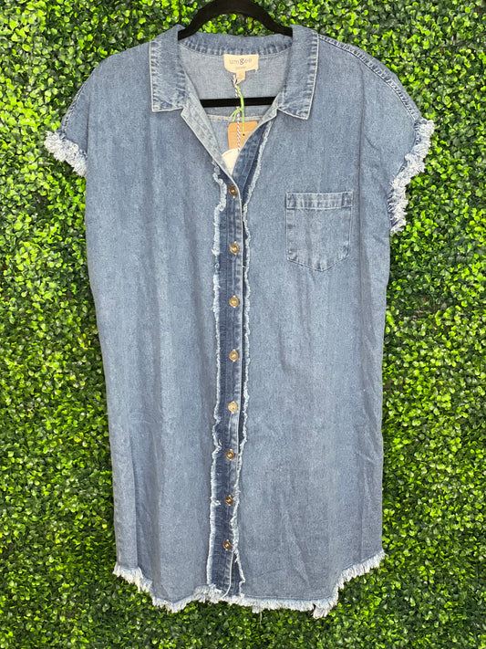 Umgee - Plus Denim Dress