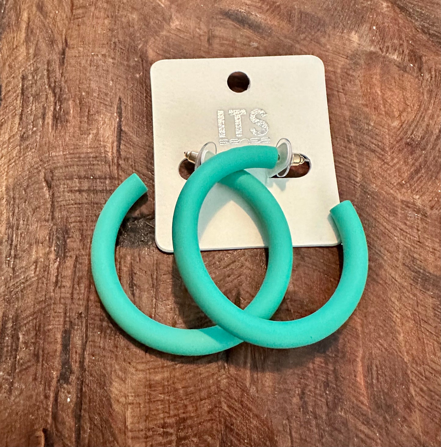 Color Coat Hoop Earrings