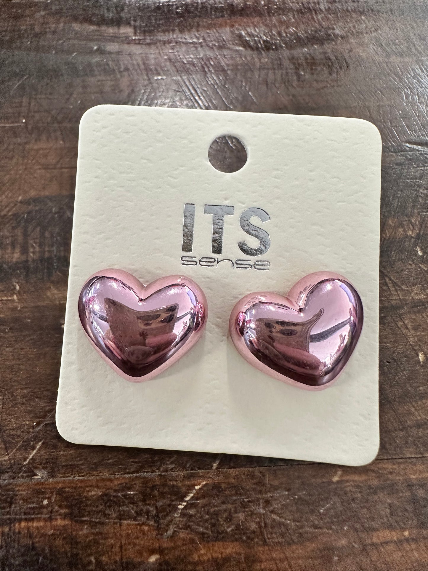 Heart Stud Earrings