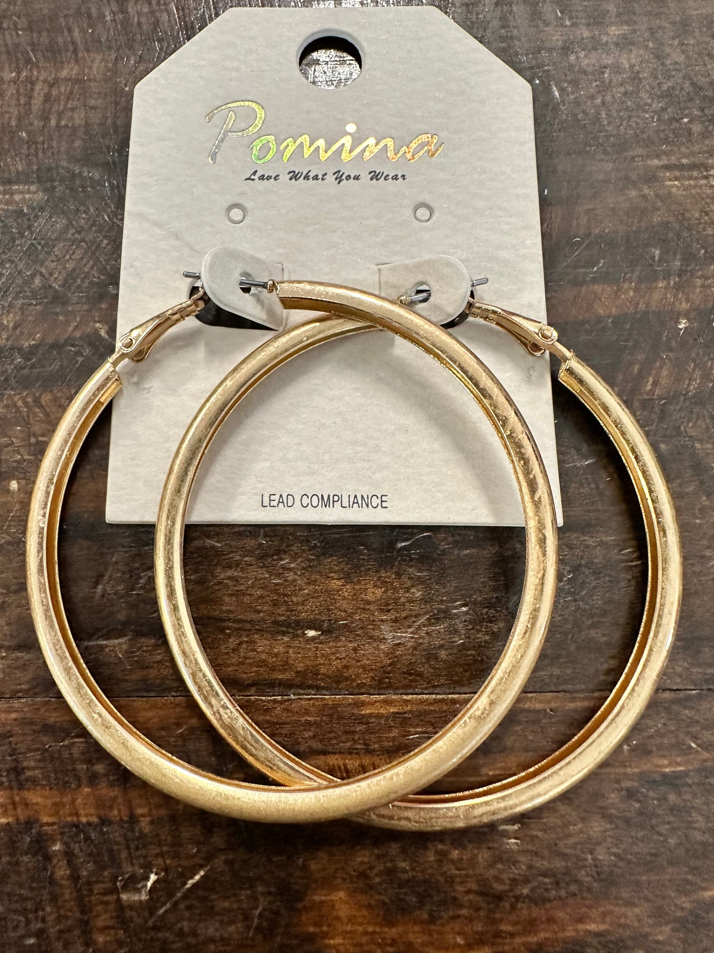 Worn Hoop Earrings