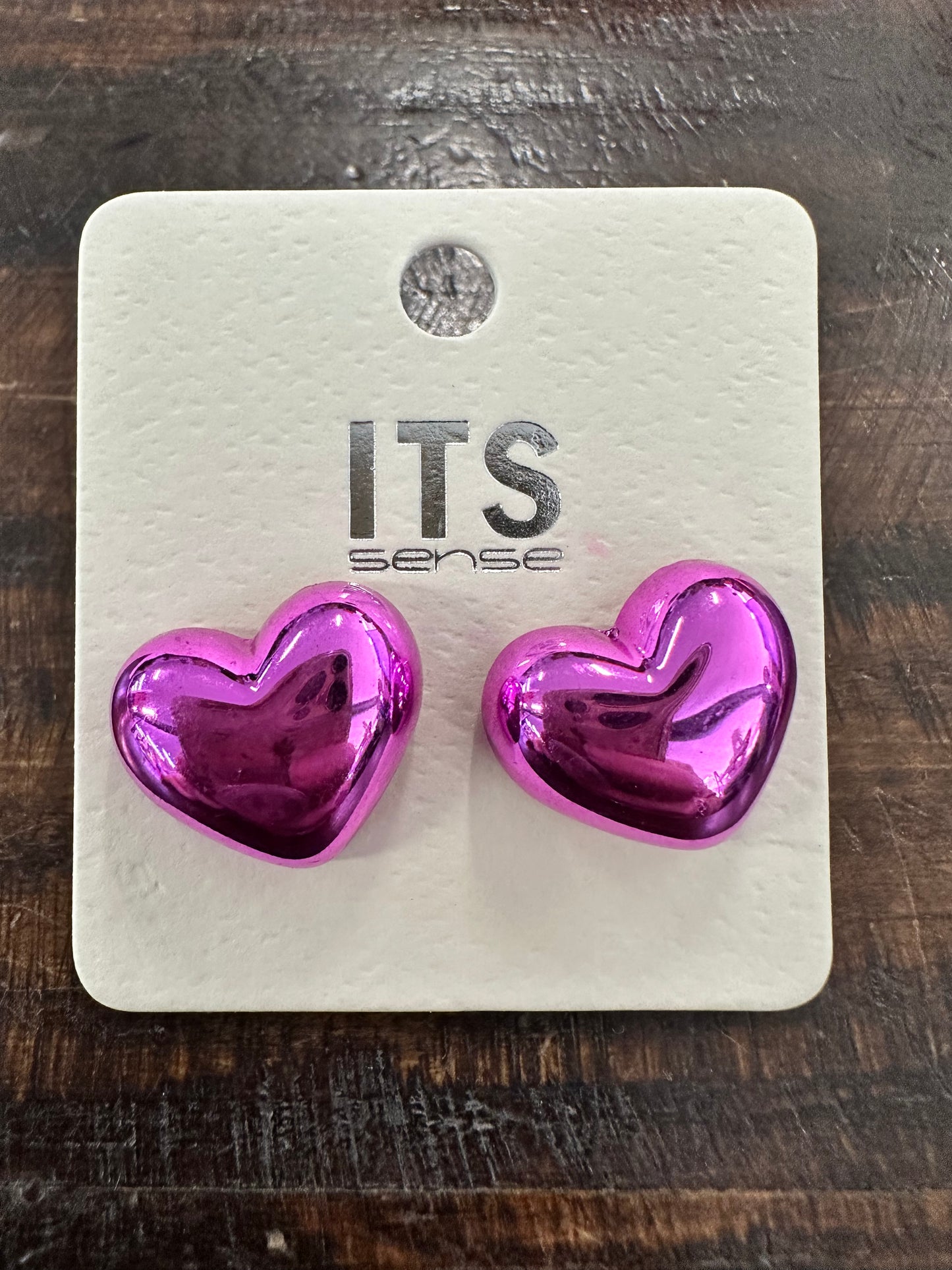 Heart Stud Earrings