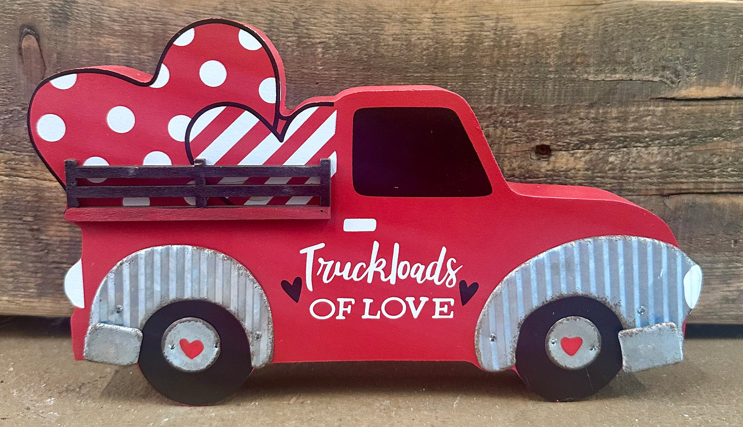 B/B - Truckloads of love shelf sitter