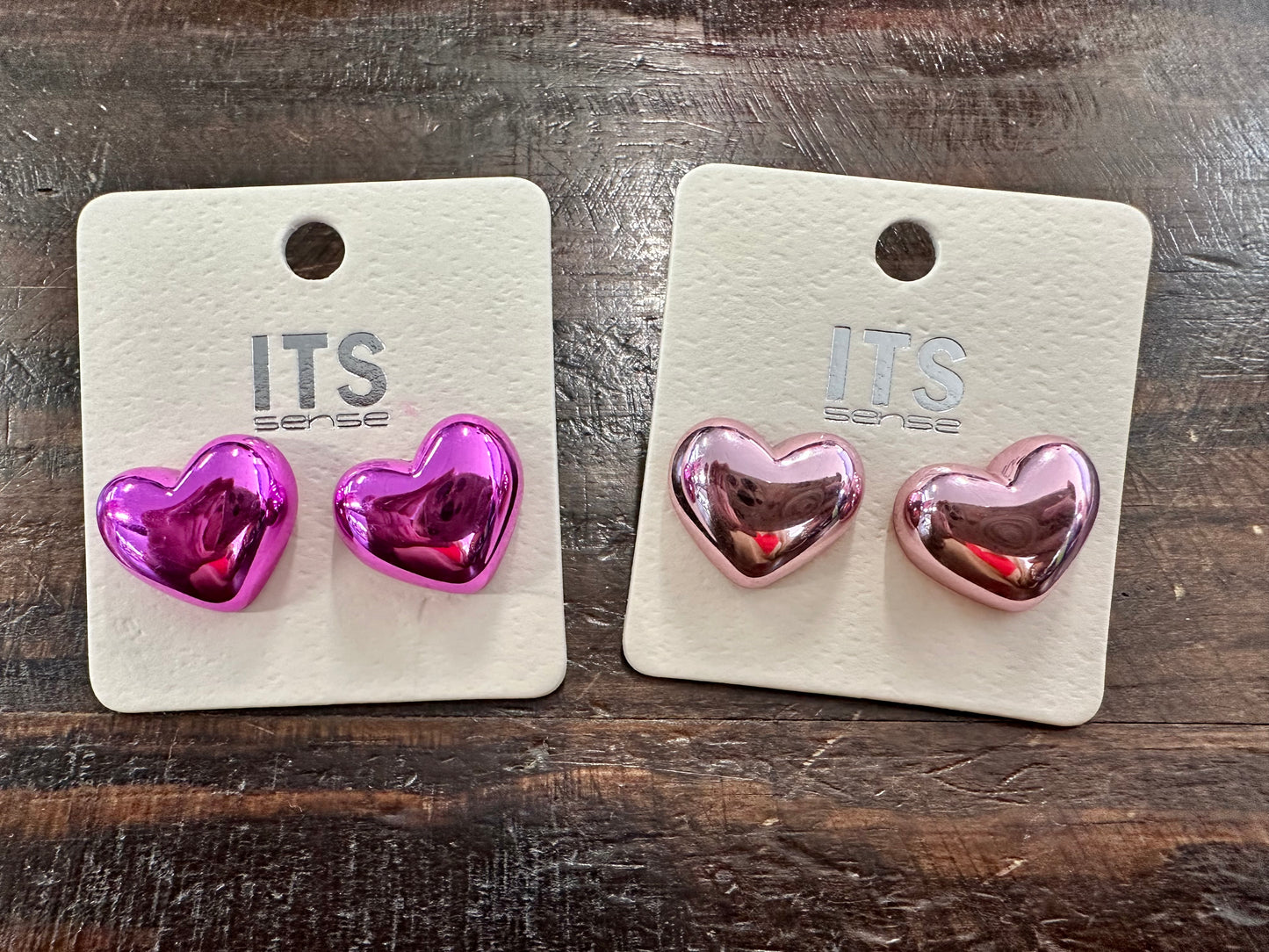 Heart Stud Earrings