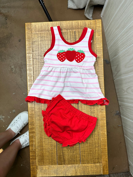 TS - Strawberry Bloomer Set