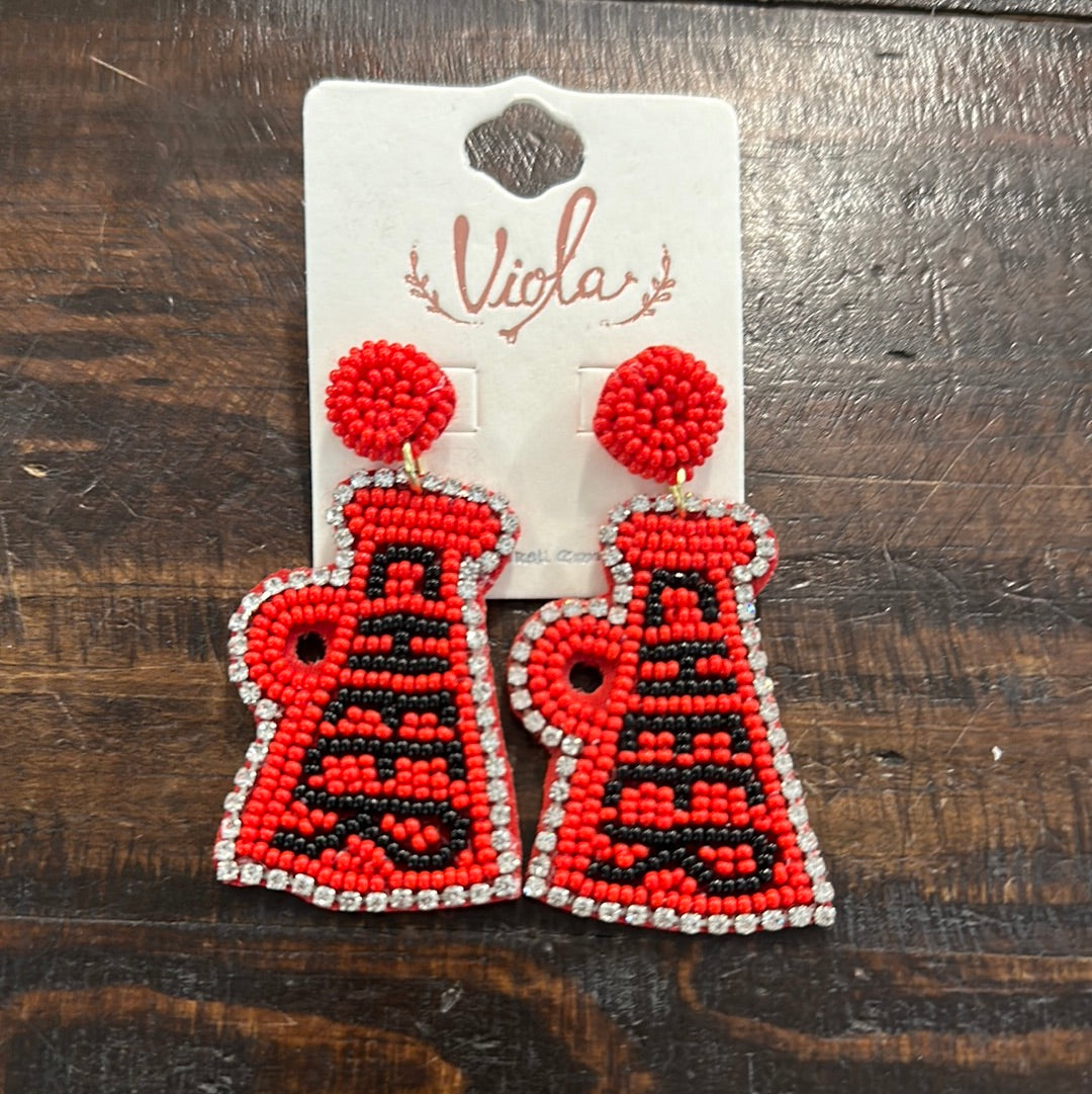 Cheer Megaphone Earrings