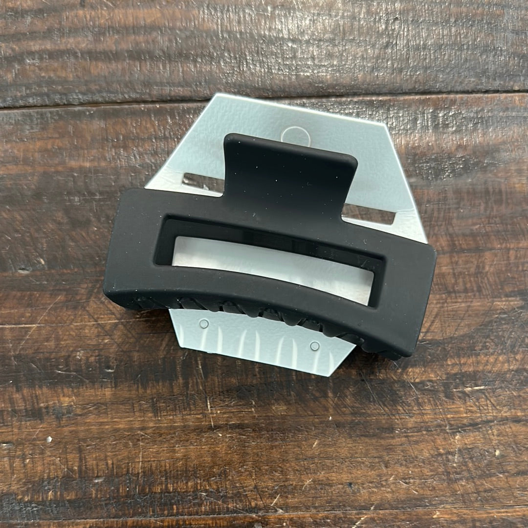 Rubber Rectangle Hair Clip