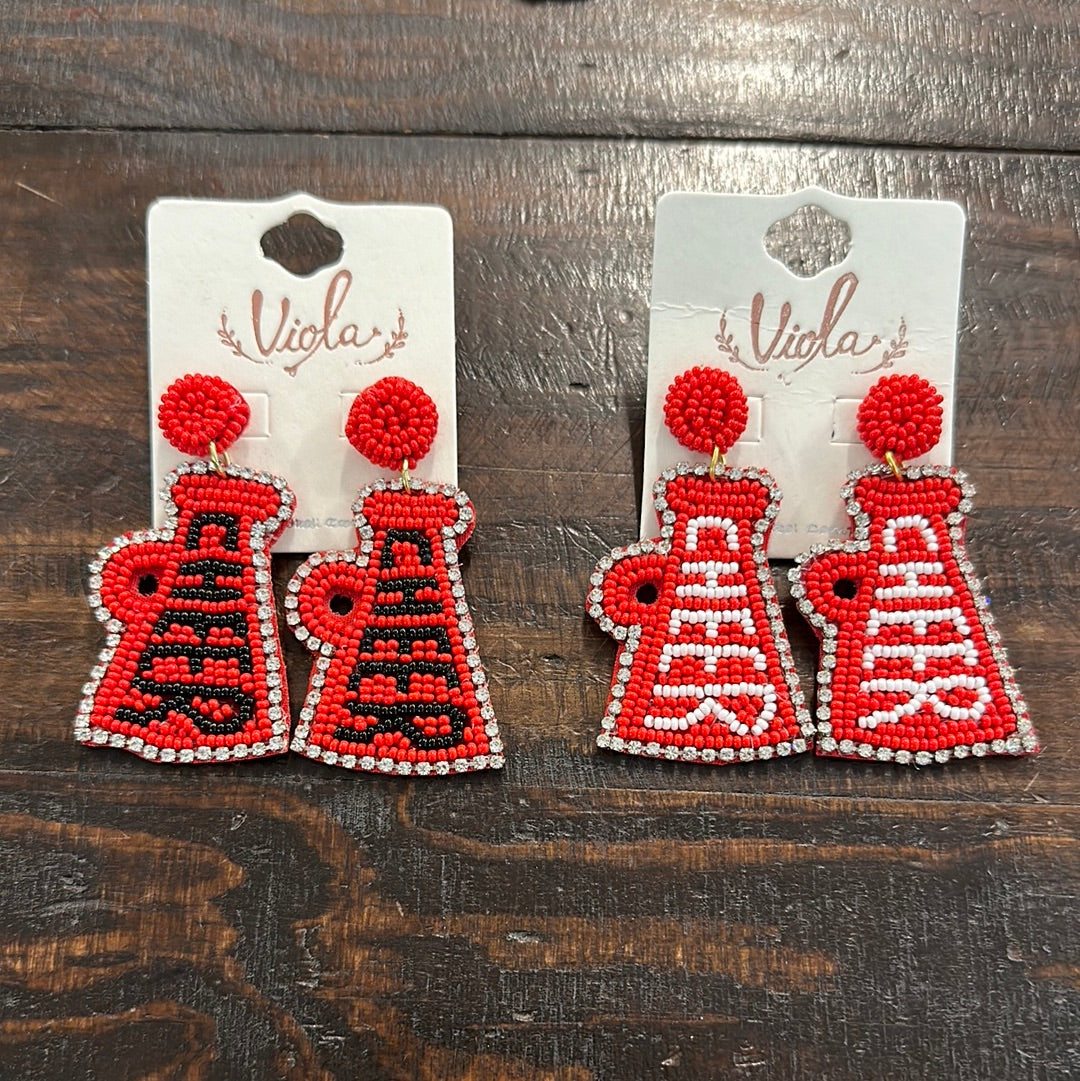 Cheer Megaphone Earrings