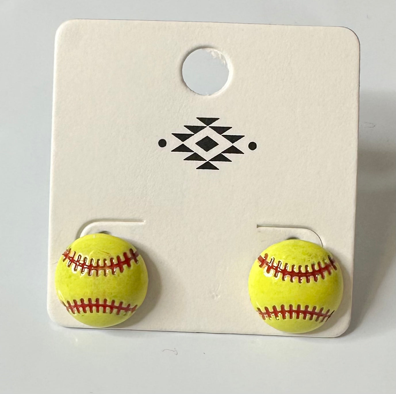 Softball Stud Earrings