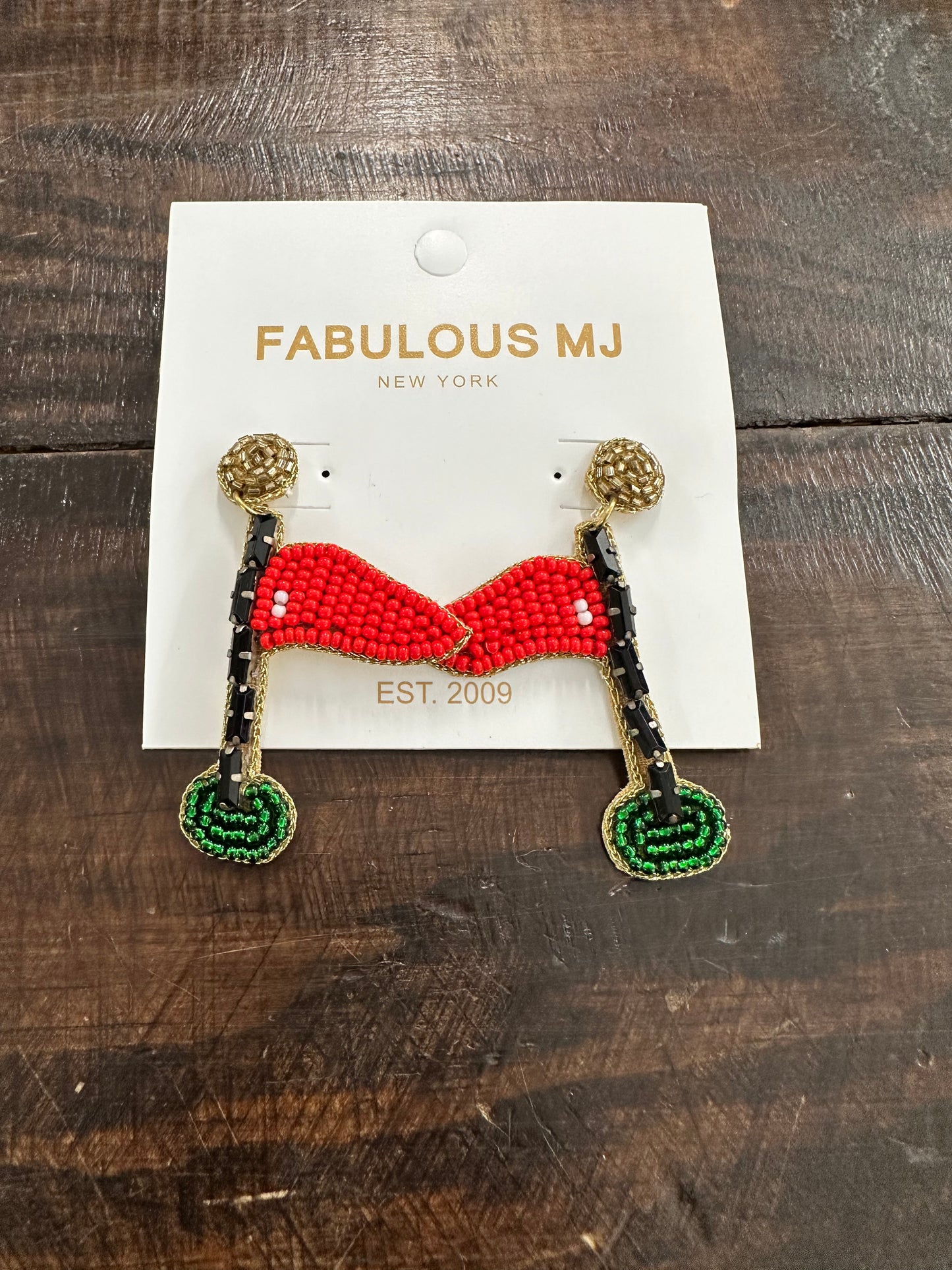 Golf Jeweled Earrings