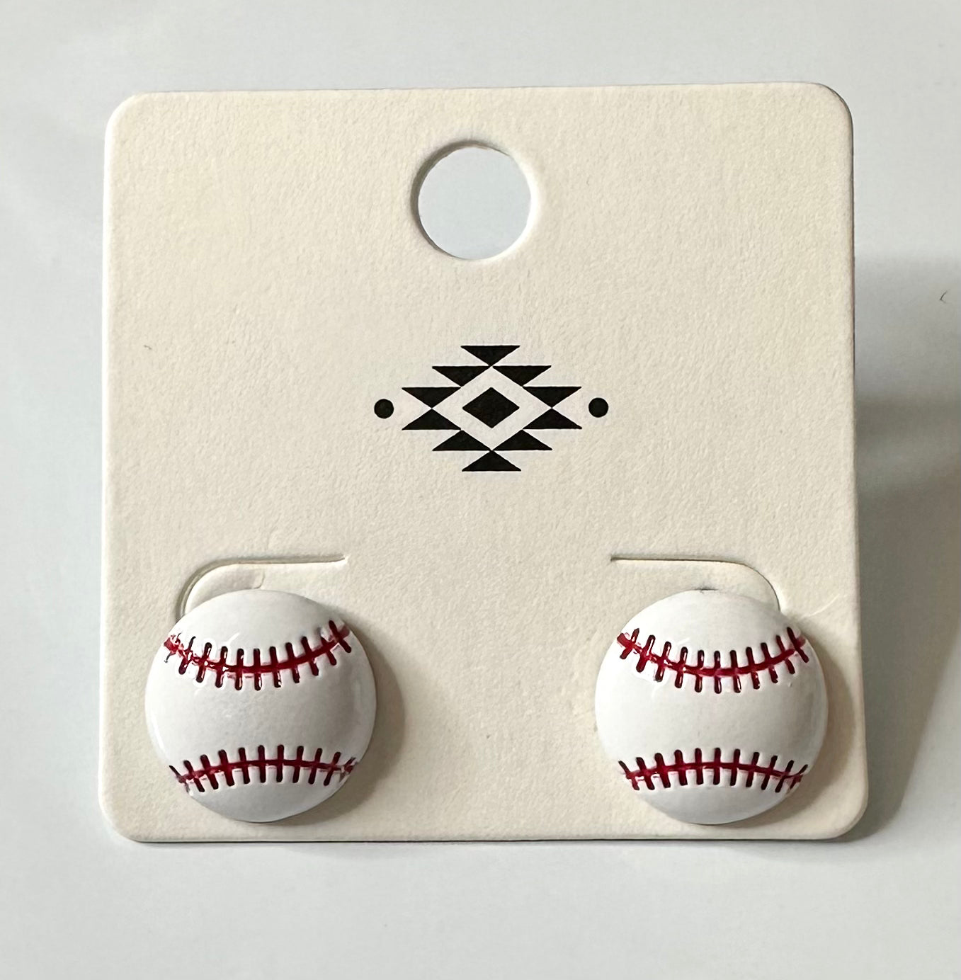 Baseball Stud Earrings